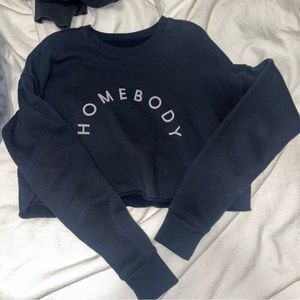 Homebody Cropped Sweatshirt